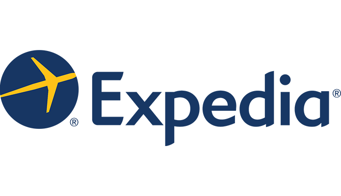 Das Logo von Expedia